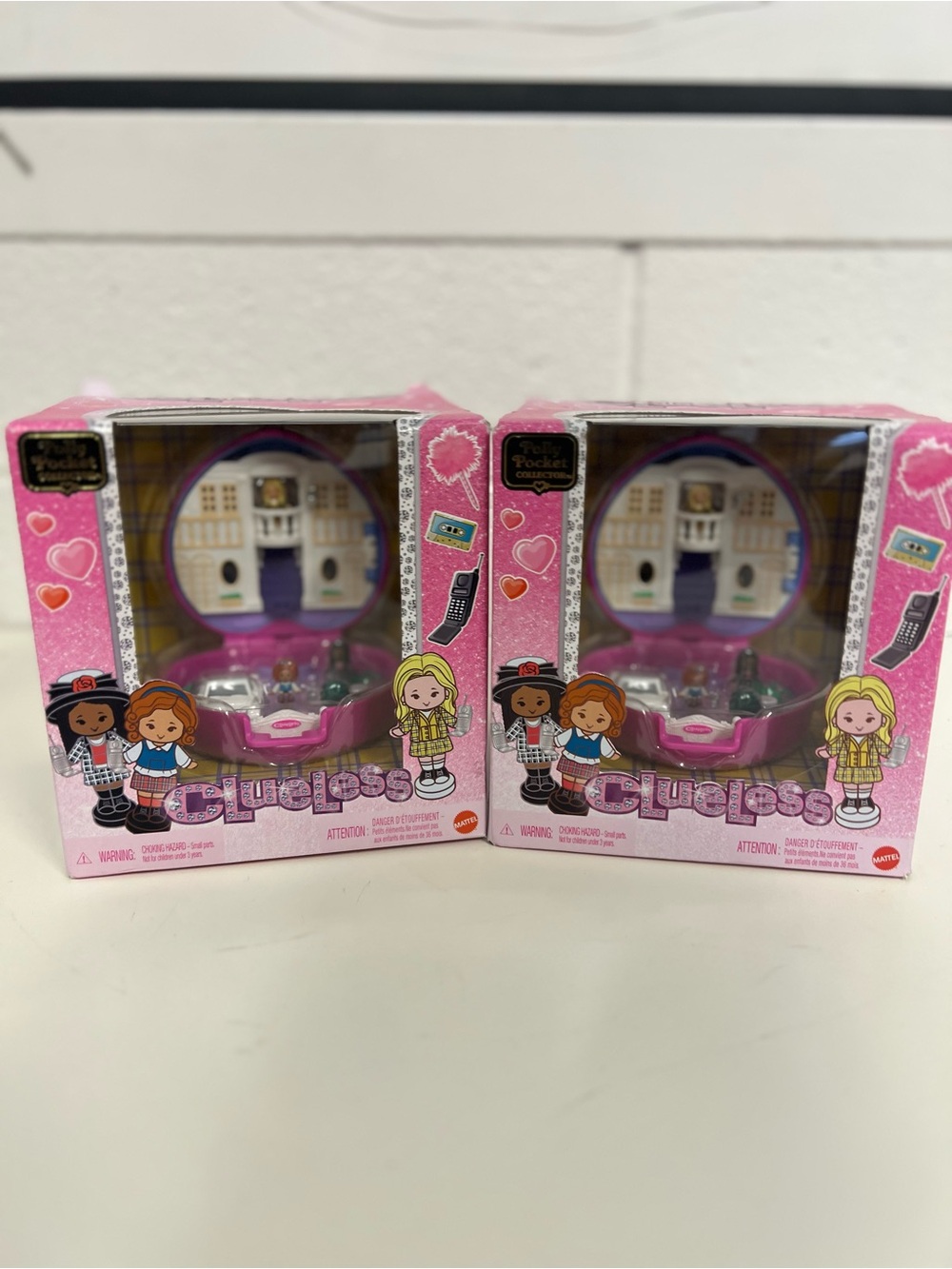 Set of 2 Clueless PollyPockets. NIB